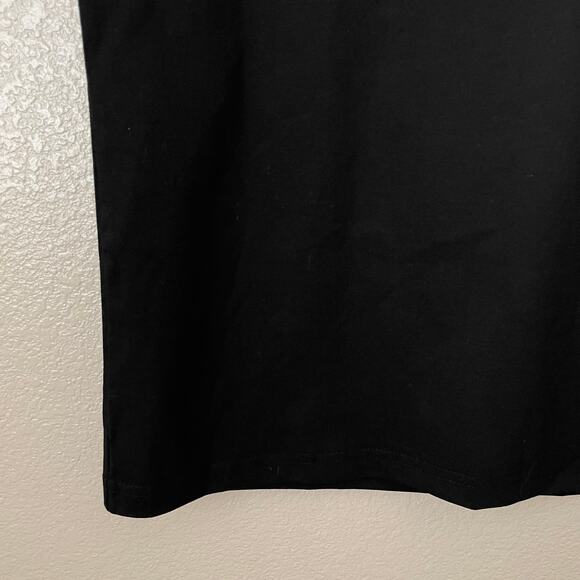 Loewe Shirt Mens Medium Black Embroidered Logo T-Shirt Midweight Cotton Designer - Picture 6 of 12